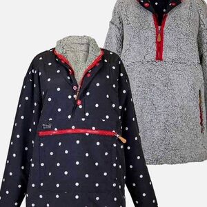 Simply Southern Black and White Polka Dot Hoodie